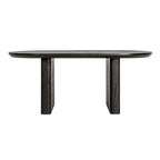 Table basse en bois, noire