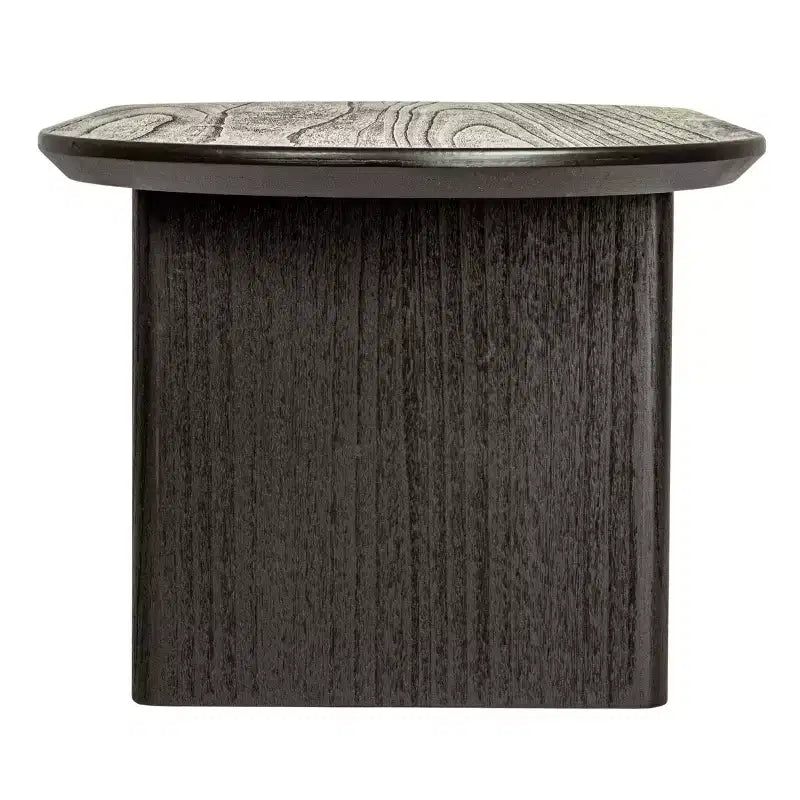 Table basse en bois, noire