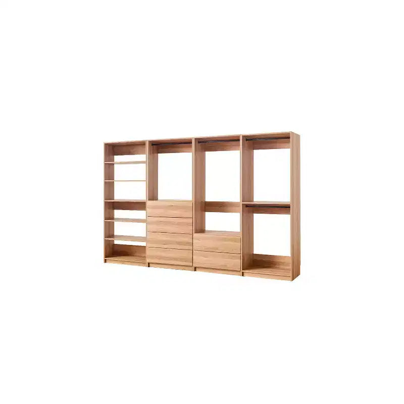 Système de placard autoportant en bois de type dressing