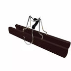 Cintres en bois pour pantalons - Cintres en bois pour jupes - Lot de 6 - Pour shorts et pantalons homme et vêtements femme - Antidérapants et fins pour un gain de place dans le placard