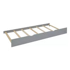 Lit superposé avec lit gigogne et bureau, cadre de lit superposé en bois massif avec tiroirs de rangement et étagères pour chambre d'enfants et d'adultes