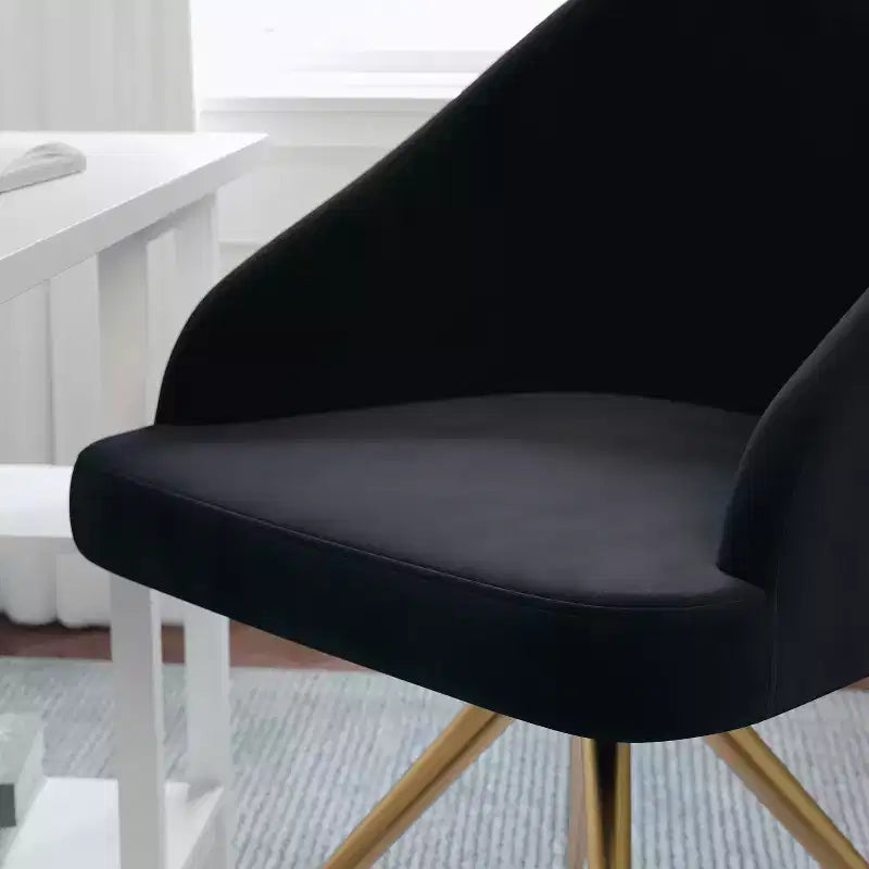 Chaise de bureau fixe rembourrée Sora