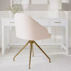 Chaise de bureau fixe rembourrée Sora