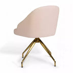 Chaise de bureau fixe rembourrée Sora
