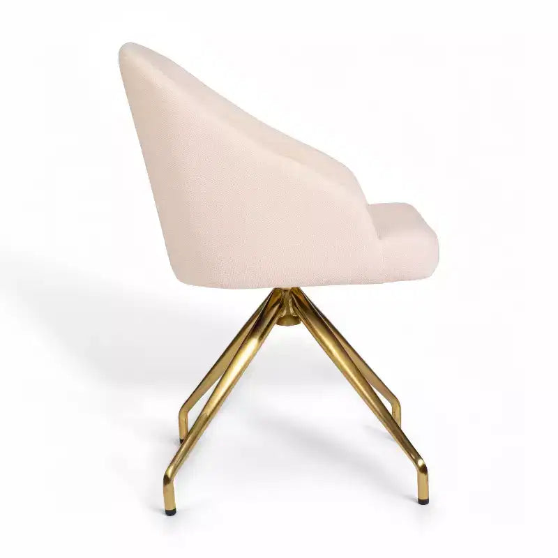 Chaise de bureau fixe rembourrée Sora