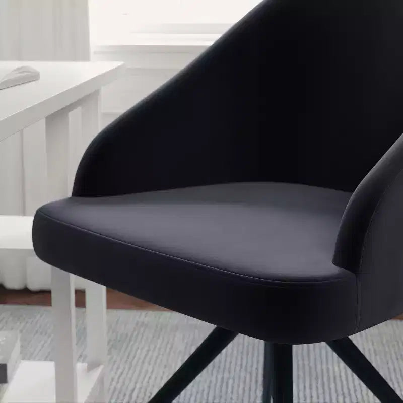 Chaise de bureau fixe rembourrée Sora