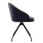 Chaise de bureau fixe rembourrée Sora