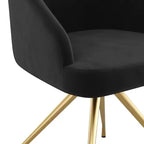 Chaise de bureau fixe rembourrée Sora