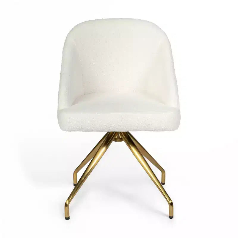 Chaise de bureau fixe rembourrée Sora