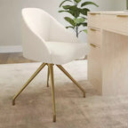 Chaise de bureau fixe rembourrée Sora
