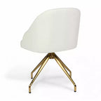 Chaise de bureau fixe rembourrée Sora