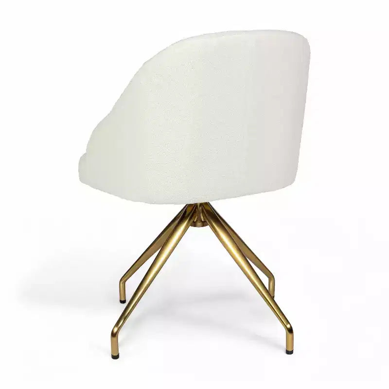 Chaise de bureau fixe rembourrée Sora