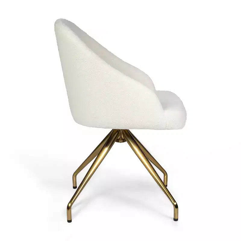 Chaise de bureau fixe rembourrée Sora