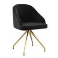 Chaise de bureau fixe rembourrée Sora
