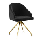 Chaise de bureau fixe rembourrée Sora