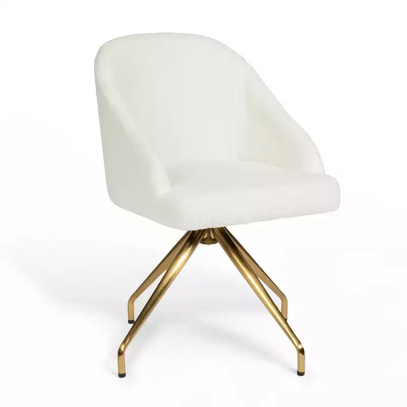 Chaise de bureau fixe rembourrée Sora