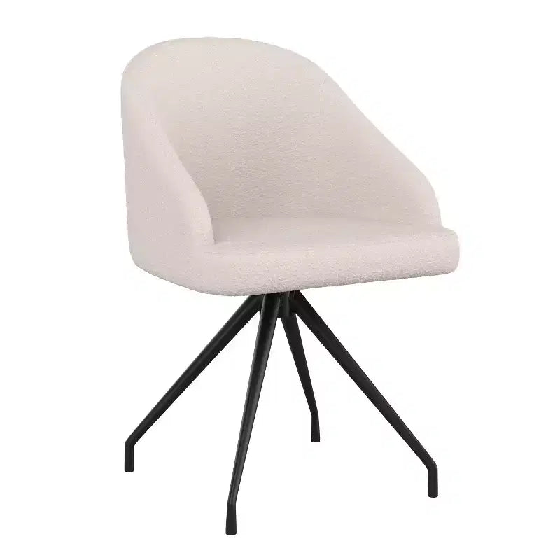 Chaise de bureau fixe rembourrée Sora