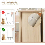 Commode à 6 tiroirs de 120 cm pour chambre à coucher, meuble de rangement autonome en bois avec tiroirs, organisateur de placard pour salon, entrée, chêne naturel