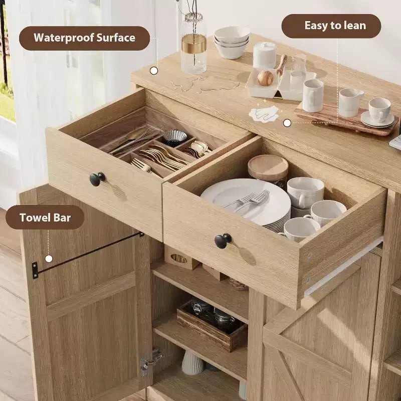 Meuble à chaussures 42 paires – Organisateur à 4 niveaux avec portes et 3 étagères réglables pour entrée/porte d'entrée