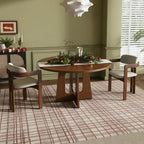 Homy Casa 47 Round Dining Table, Mid-Century Pedestal Base, Seats 24
