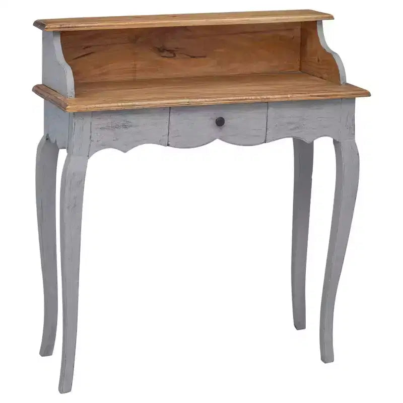 Bureau Acajou, Gris Bois d'acajou massif