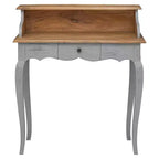Bureau Acajou, Gris Bois d'acajou massif
