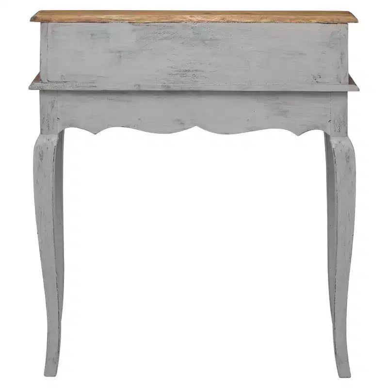 Bureau Acajou, Gris Bois d'acajou massif