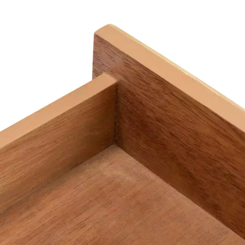 Table de chevet 1 tiroir 1 étagère en bois et rotin