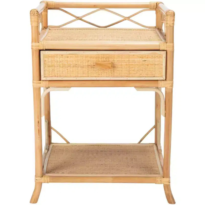 Rumi 1 Drawer 1 Shelf Nightstand - NST4004 - Safavieh