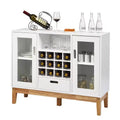 Costway Wood Storage Cabinet w/ Rack & Drawer