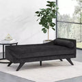 Chaise longue en tissu de style milieu de siècle