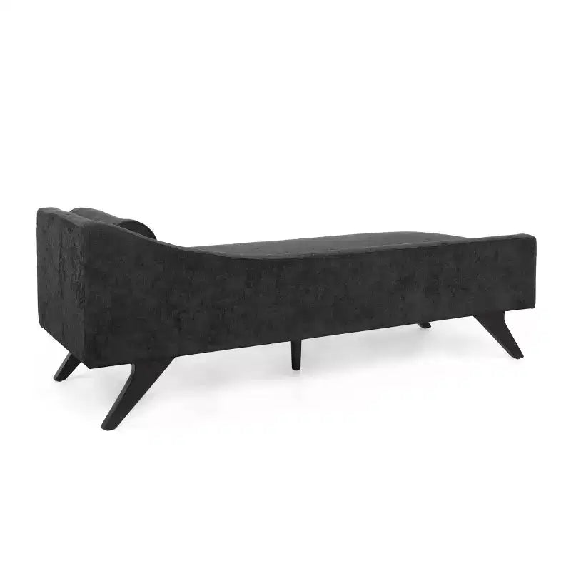 Chaise longue en tissu de style milieu de siècle