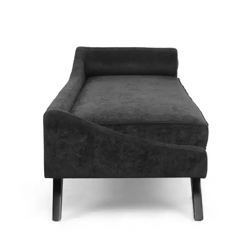 Chaise longue en tissu de style milieu de siècle