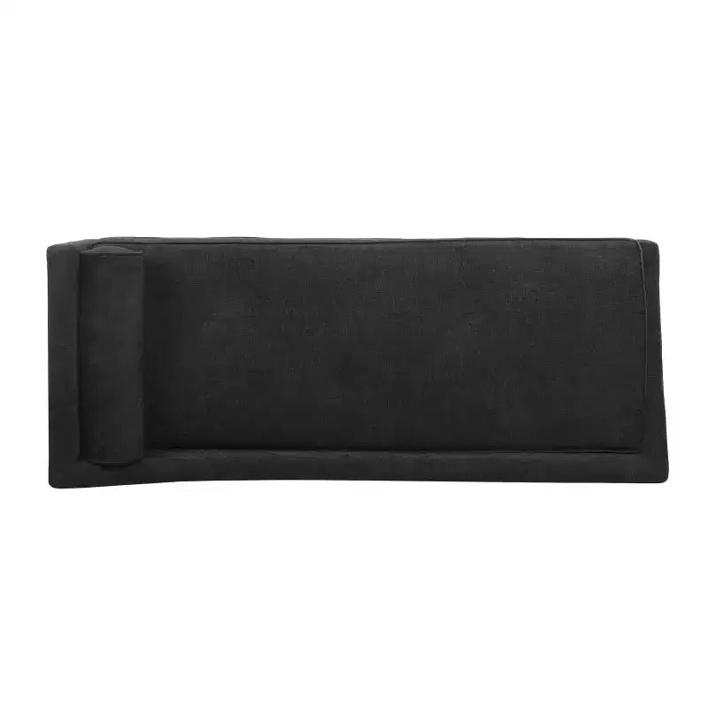Chaise longue en tissu de style milieu de siècle