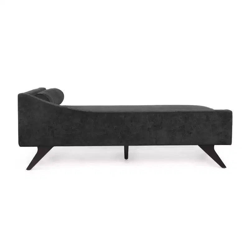 Chaise longue en tissu de style milieu de siècle