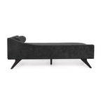 Chaise longue en tissu de style milieu de siècle