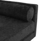 Chaise longue en tissu de style milieu de siècle