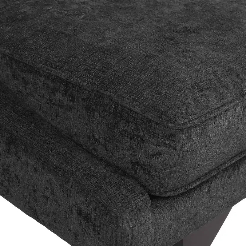 Chaise longue en tissu de style milieu de siècle